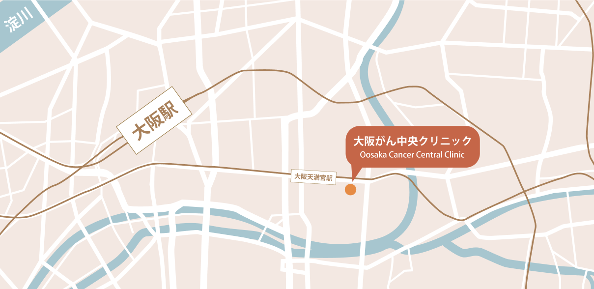 大阪がん中央クリニック地図