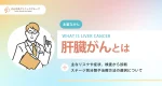 肝臓がんの主なリスクや症状、検査から診断、ステージ別分類や治療方法の選択について